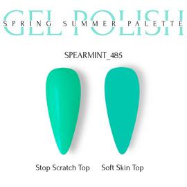 ADORE. Gel Polish, #485, Spearmint, 8 ml. Гель-лак, насичений ментоловий #2