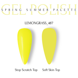 ADORE. Gel Polish, #487, Lemongrass, 8 ml. Гель-лак, лимонно-гірчичний #2