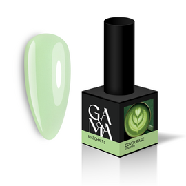 GA&MA. Colored base #51, Matcha, 15 ml, кольорова база, Матча #1