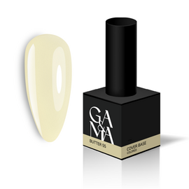 GA&MA. Colored base #55, Light Butter, 15 ml, кольорова база, Світле Вершкове масло #1