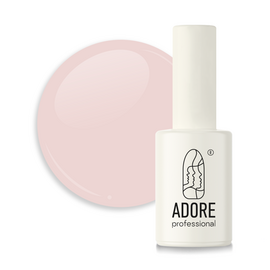 ADORE. French Gel Polish, #F-04, Pink beige, 7.5 ml. Гель-лак, рожево-бежевий #1