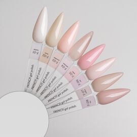 ADORE. French Gel Polish, #F-04, Pink beige, 8 ml. Гель-лак, рожево-бежевий #2