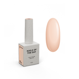 NOTD. Cover Base, NEW Formula, Light pigment #44, 10 ml, напівпрозора персикова база #1