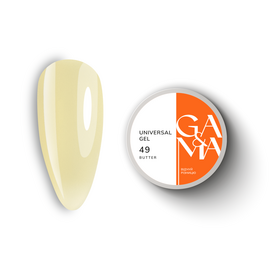 GA&MA. Universal builder gel #49, Butter, 15 ml, гель без опилу, Вершкове масло #1