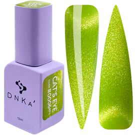 DNKa’. Gel Polish, 80's, Glows in the dark Cat's eye, #0006, 12 ml, гель-лак люмінісцентний "котяче око" #1