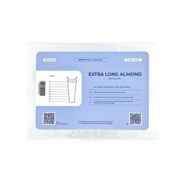 TOUCH. Soft Gel Tips, Extra long almond, 240 pcs, Гелеві тіпси, 240 шт #1