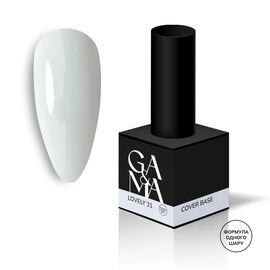 GA&MA. Cover base #31, LOVELY, 15 ml (формула одного шару) #1