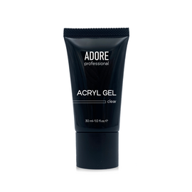 ADORE. Аcryl Gel, 30 ml, clear. Акрил-гель, прозорий #1