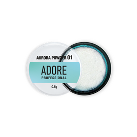 ADORE. Aurora Powder #01, 0.5 g. Втирка-хамелеон, золотисто-блакитна #1