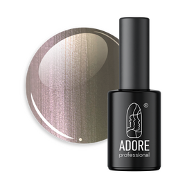 ADORE. Wild Pearls Gel Polish, #W-09, Pink pearl, 8 ml. Перламутровий гель-лак, шовковий рожевий #1