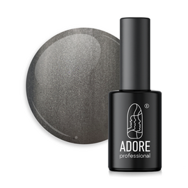 ADORE. Cat's Eye Gel Polish, #Mm-01, Lead, 8 ml. Вітражний гель-лак "котяче око", графітово-чорний #1
