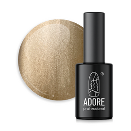 ADORE. Cat's Eye Gel Polish, #Mm-09, Bronze, 8 ml. Вітражний гель-лак "котяче око", коричнево-бежевий #1