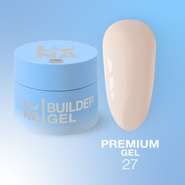 LUNAmoon. Premium Builder Gel #27, 15 ml, моделюючий гель #1