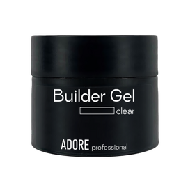 ADORE. Builder Gel, 30 g, Clear. Гель для нарощування, прозорий #1