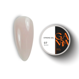 GA&MA. Strong builder gel, Blush #007, 50 ml, гель без опилу, блаш #1