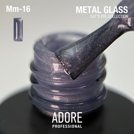 ADORE. Cat's Eye Gel Polish, #Mm-16, Gallium, 8 ml. Вітражний гель-лак "котяче око", лавандовий #2
