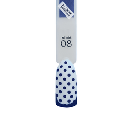 ADORE. Stamping nail polish, №8, Indigo, 8 ml. Лак для стемпінгу, синій #2