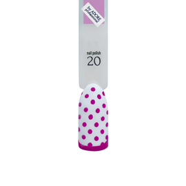ADORE. Stamping nail polish, №20, Dolly, 8 ml. Лак для стемпінгу, яскраво-рожевий #2