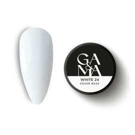GA&MA. Cover base #24, WHITE, 30 ml #1