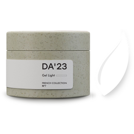 DA'23. Gel Light, French collection №7, 30 ml, гель середньо-рідкої консистенції #1