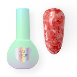 You Are Cute. Cover Base, #22, 5 ml. Камуфлююча база з поталлю #1