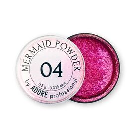 ADORE. Mermaid Powder #04, 0.5 g. Втирка-хамелеон, малиново-рожева #1