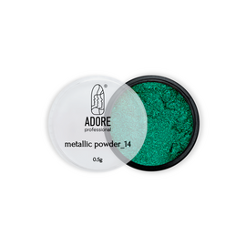 ADORE. Metallic Powder #14, 0.5 g. Металева втирка, бірюзова #1