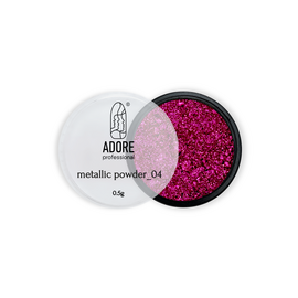 ADORE. Metallic Powder #04, 0.5 g. Металева втирка, фуксія #1