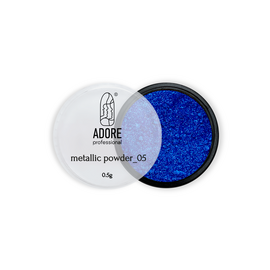 ADORE. Metallic Powder #05, 0.5 g. Металева втирка, синя #1
