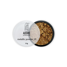 ADORE. Metallic Powder #01, 0.5 g. Металева втирка, золото #1