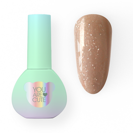 You Are Cute. Bottle Gel #07, 5 ml, рідкий гель з шимером #1