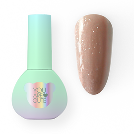 You Are Cute. Bottle Gel #09, 5 ml, рідкий гель з шимером #1