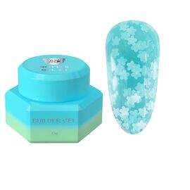 You Are Cute. Bottle Gel #20, 15 ml, рідкий гель з білими квіточками #1