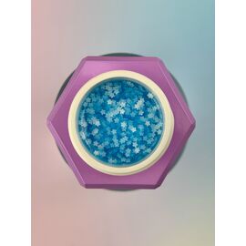 You Are Cute. Bottle Gel #20, 15 ml, рідкий гель з білими квіточками #2