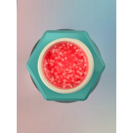 You Are Cute. Bottle Gel #22, 15 ml, рідкий гель з білими квіточками #2