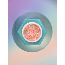 You Are Cute. Glitter Gel #01, 5 ml, Блискітки для нігтів #2