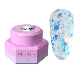 You Are Cute. Glitter Gel #04, 5 ml, Блискітки для нігтів #1