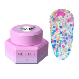 You Are Cute. Glitter Gel #06, 5 ml, Блискітки для нігтів #1