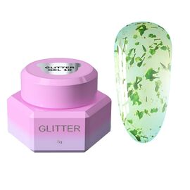 You Are Cute. Glitter Gel #10, 5 ml, Прозорий гель з сухоцвітами #1