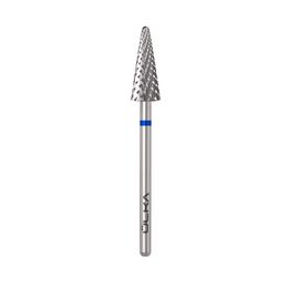 Ülka. Carbide nail bit, cone, blue, Ø 6 mm / роб. частина 15 mm, Фреза твердосплавна "Конус" синя #2