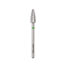 Ülka. Carbide nail bit, corn, green, Ø 5 mm / роб. частина 13 mm, Фреза твердосплавна "Кукурудза" зелена #2