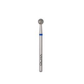 Ülka. Diamond nail bit, ball, blue, Ø 4 mm, Фреза алмазна "Куля" синя #2