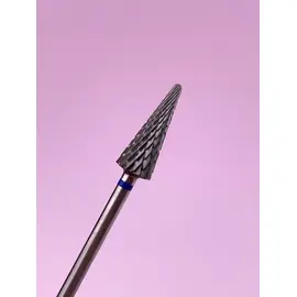 LUNAmoon. Carbide nail bit, cone, blue, Фреза твердосплавна "Ялинка", синя, Ø 4.1 mm #2