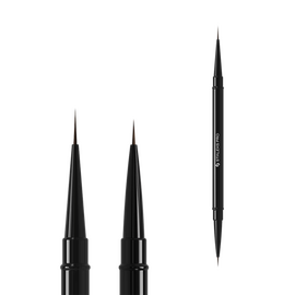 STALEKS. Manicure brush liner, Expert 7 mm та 10 mm. Пензлик-лайнер двосторонній #1