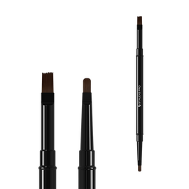 STALEKS. Gel brush, Expert 7 mm та 10 mm. Пензлик для гелю двосторонній #1