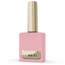 УЦІНКА / HEYLOVE. BB Top coat, Double Bubble, 15 ml,  темно-рожевий топ без липкого шару #1