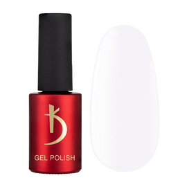 KODI Gel polish #01BW, яскраво-білий, 7 ml, гель-лак #1