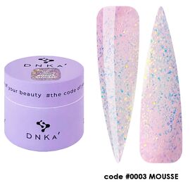 DNKa’. Builder Gel, Mousse, #0003, 15 ml, гель для моделювання #1