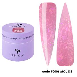 DNKa’. Builder Gel, Mousse, #0006, 15 ml, гель для моделювання #1