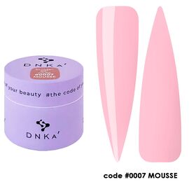 DNKa’. Builder Gel, Mousse, #0007, 15 ml, гель для моделювання #1
